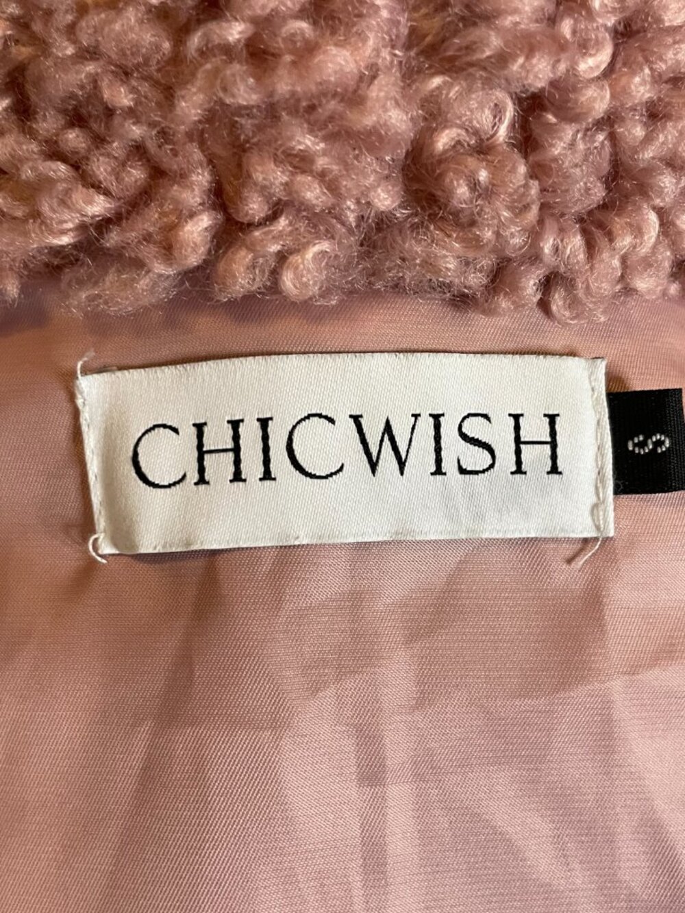 Soft Pink Fuzzy / Teddy Coat - Picture 7 of 8
